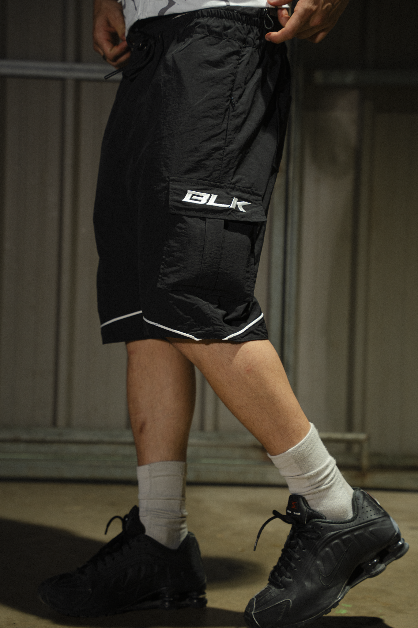 'CARGO' SHORTS BLACK