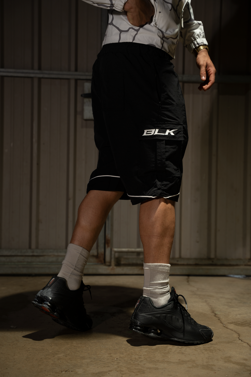 'CARGO' SHORTS BLACK