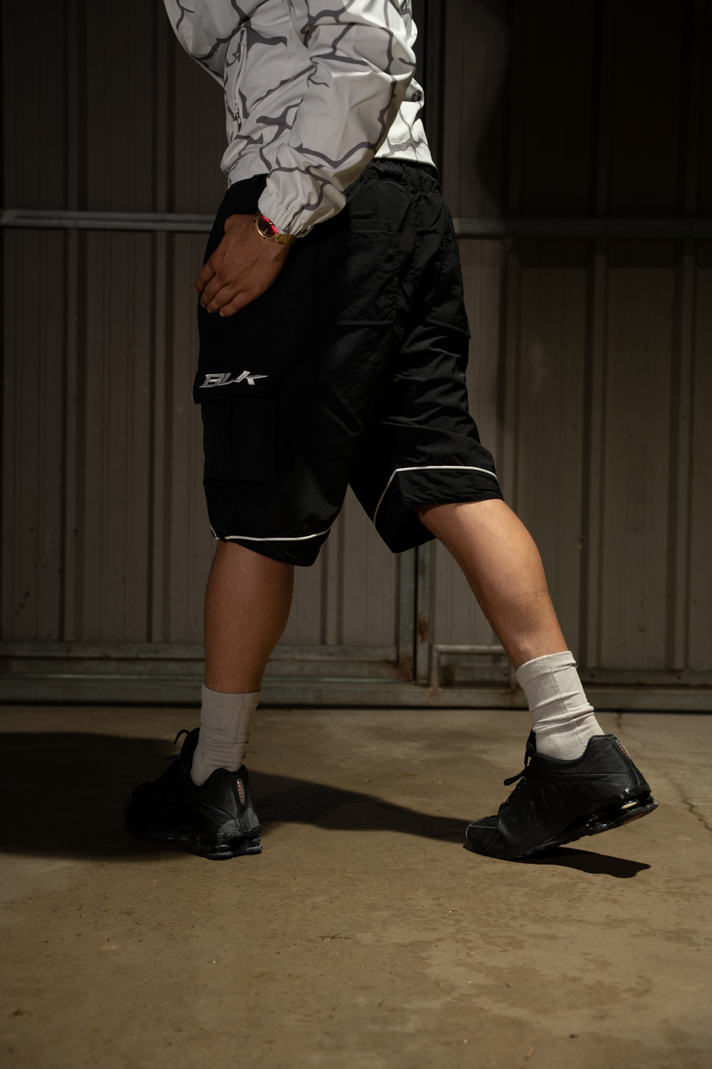 'CARGO' SHORTS BLACK