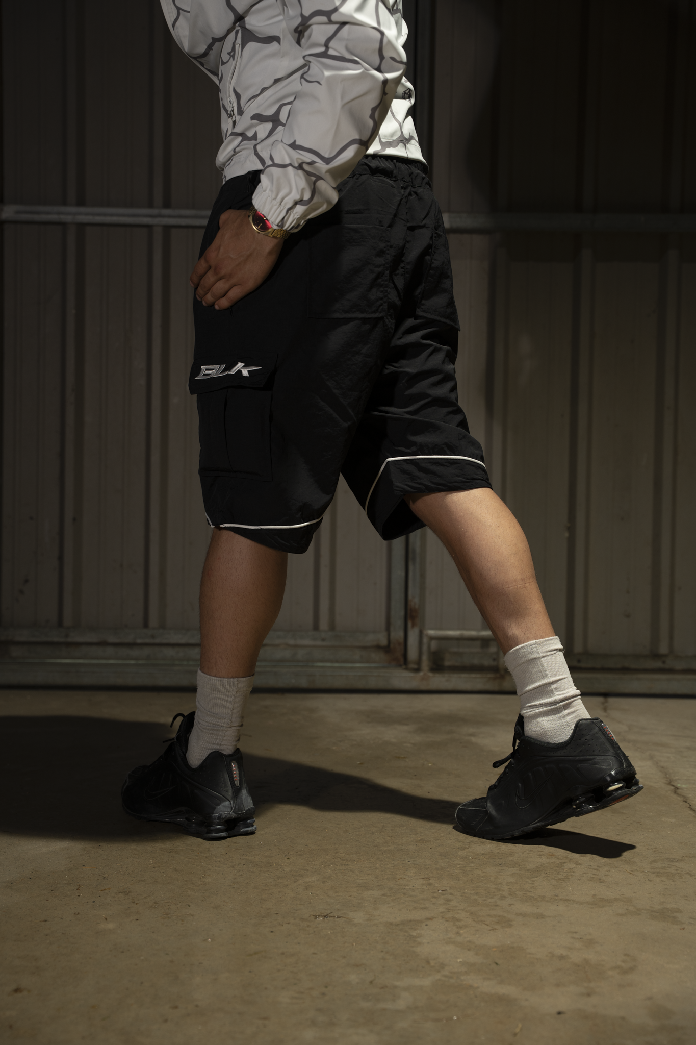 'CARGO' SHORTS BLACK