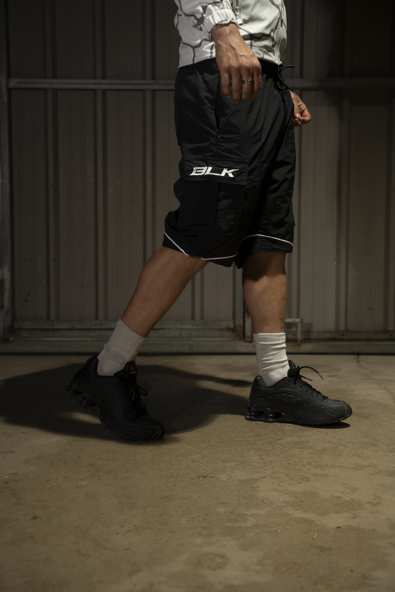 'CARGO' SHORTS BLACK